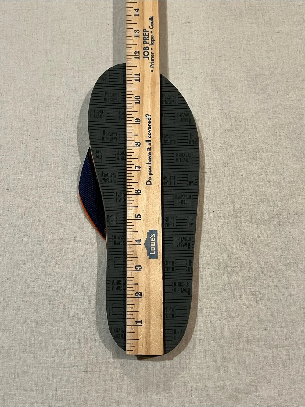 Hari Mari Scouts Nubuck Leather Flip Flops With Nylon Webbing Strap Men’s 13/14